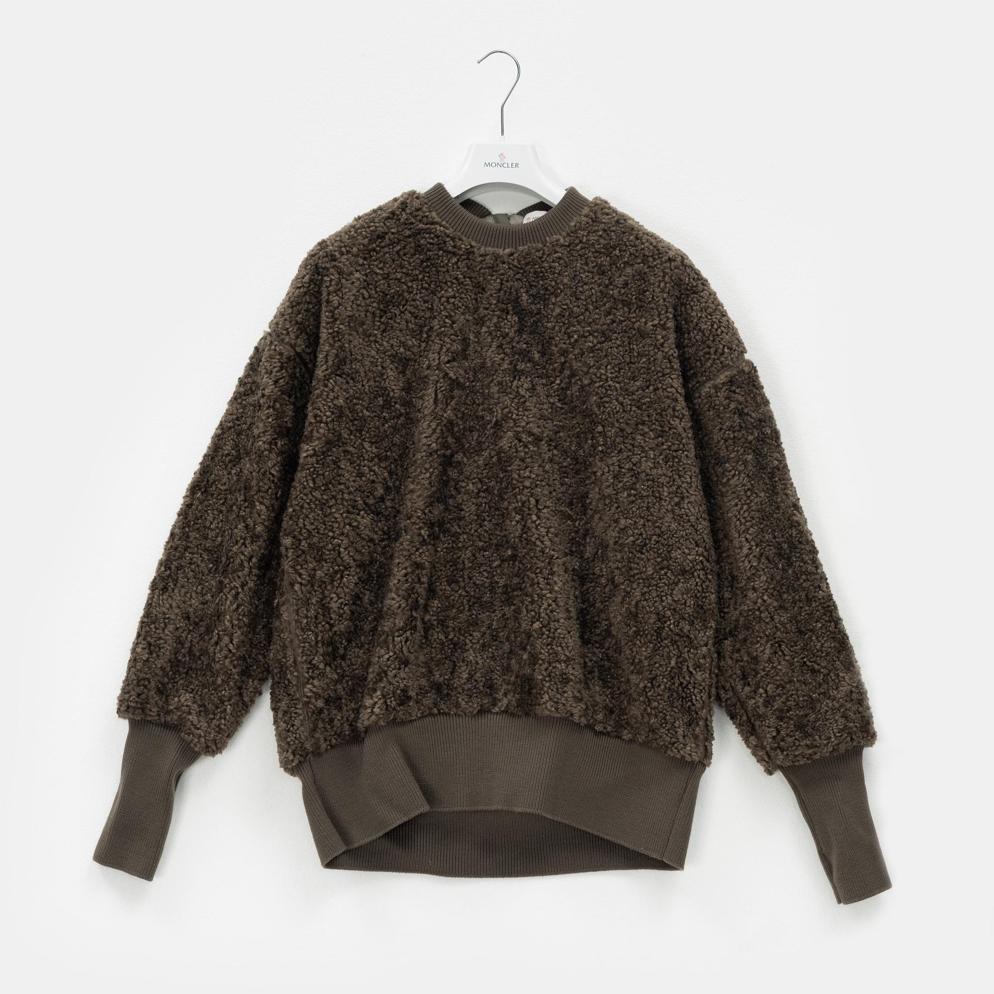 Moncler, 'Teddy fleece woman' size M.