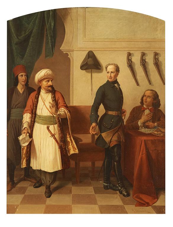 Gustaf Brusewitz, King Charles XII in Bender.