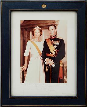 AUTOGRAFER, i tre ramar, bl a Stor-hertigen av Luxembourg.