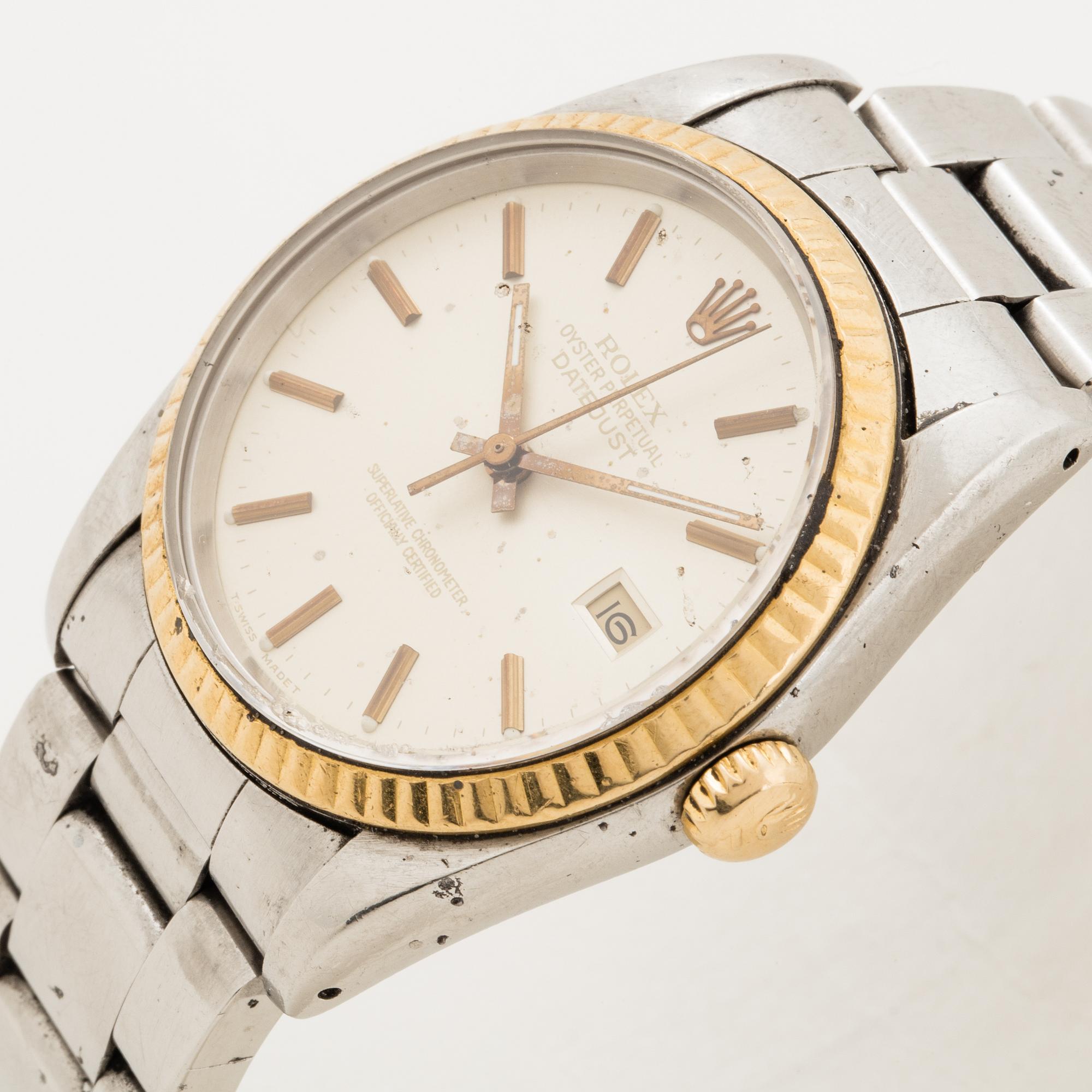 Rolex, Oyster Perpetual, Datejust, Chronometer, wristwatch, 36 mm.