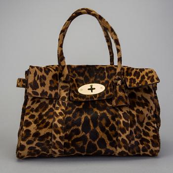 A Mulberry 'Bayswater' leopard imitation calf leather hand bag.