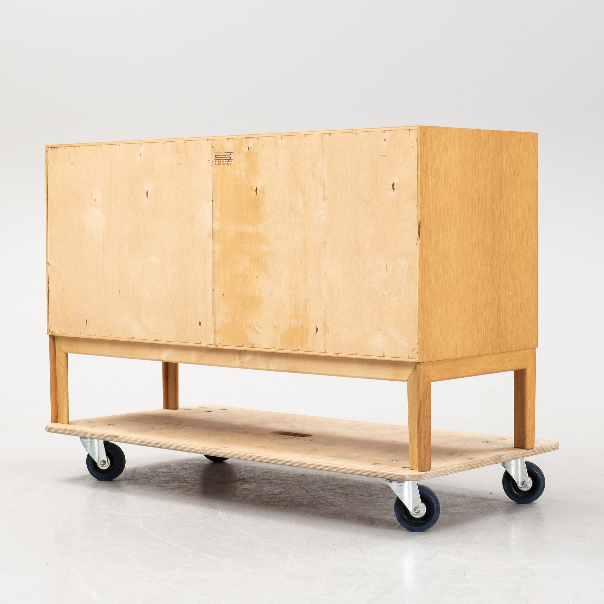 Alf Svensson, an oak sideboard, Bjästa snickerifabrik, 1960's.