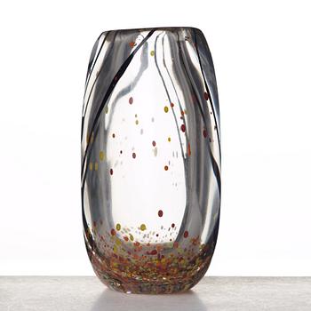 Vicke Lindstrand, an "Autumn" glass vase, Kosta, Sweden 1950-60's.