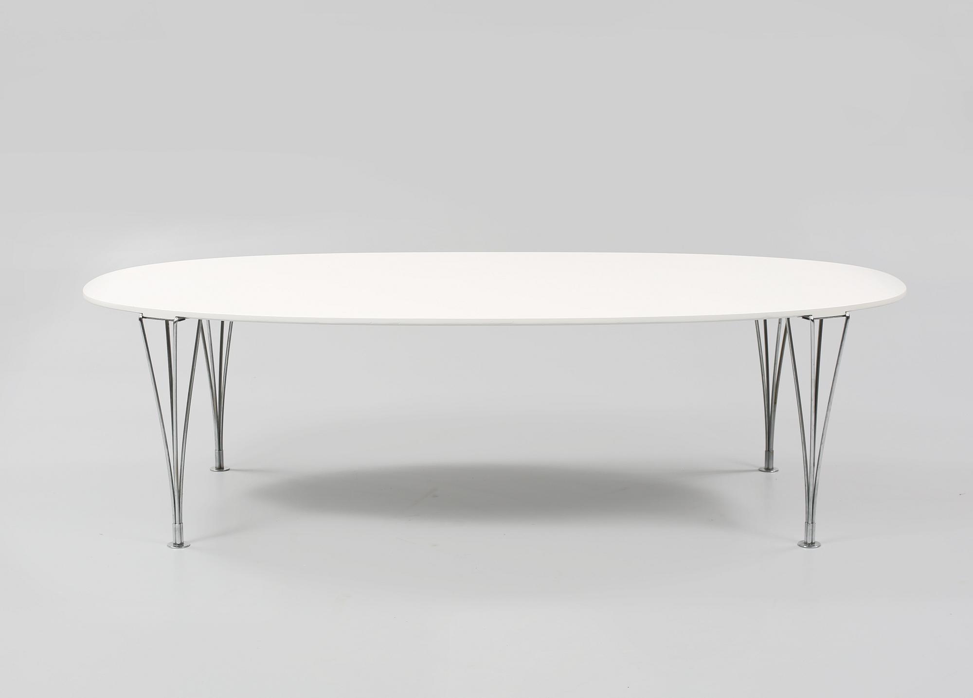 MATBORD/KONFERENSBORD, "Superellips", Bruno Mathsson och Piet Hein, formgiven 1964.
