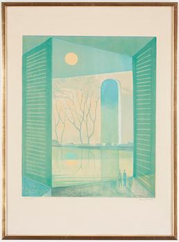 Sven Jonson · SVEN JONSON, färglitografi, signerad och numrerad 255/375.