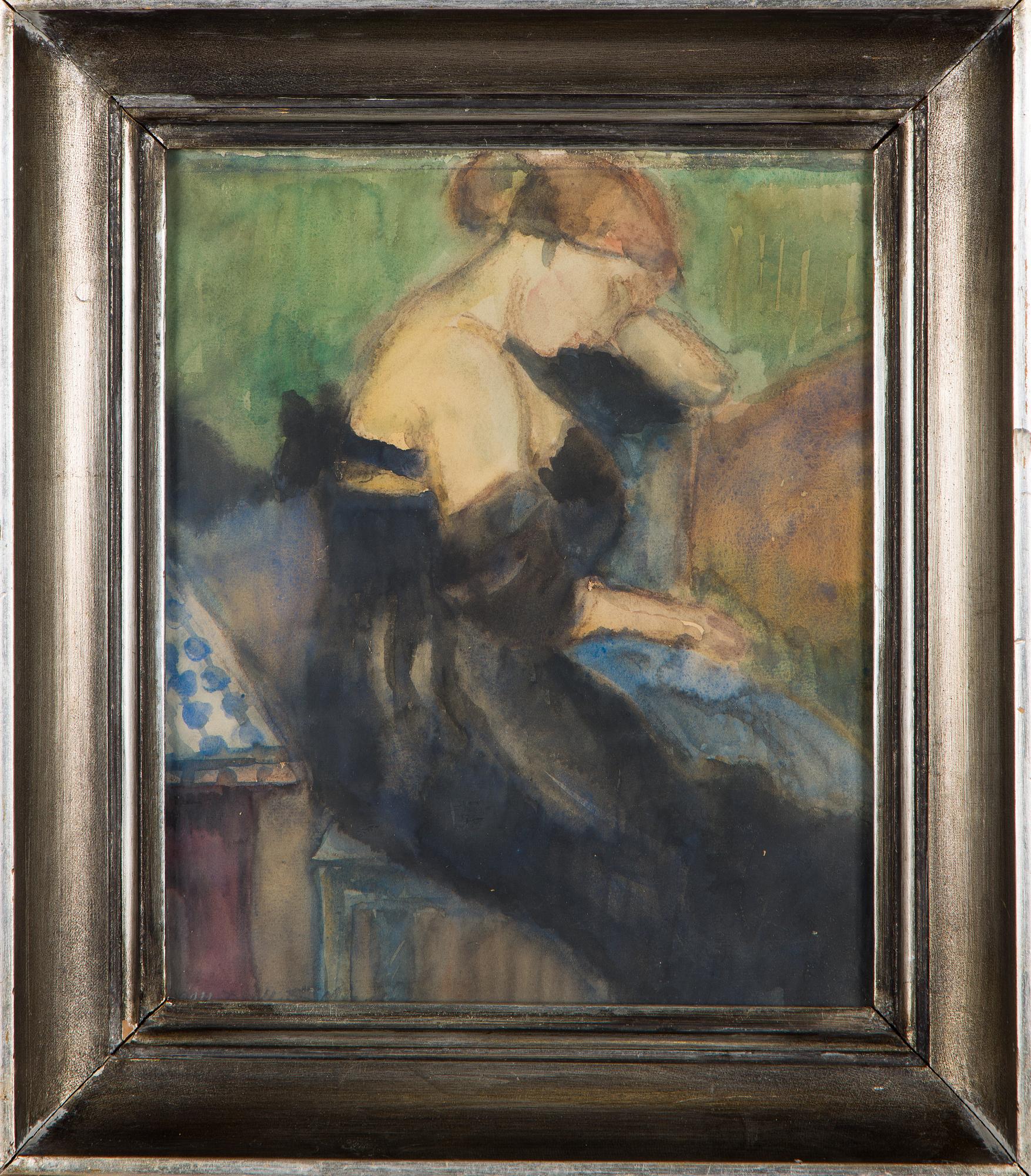 Matti Warén, Seated Woman.
