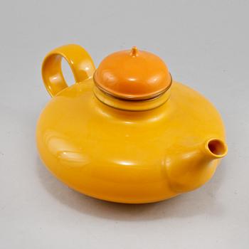 TEKANNA, porslin, "Pop", Inger Persson, Rörstrand, 1900-talets andra hälft.