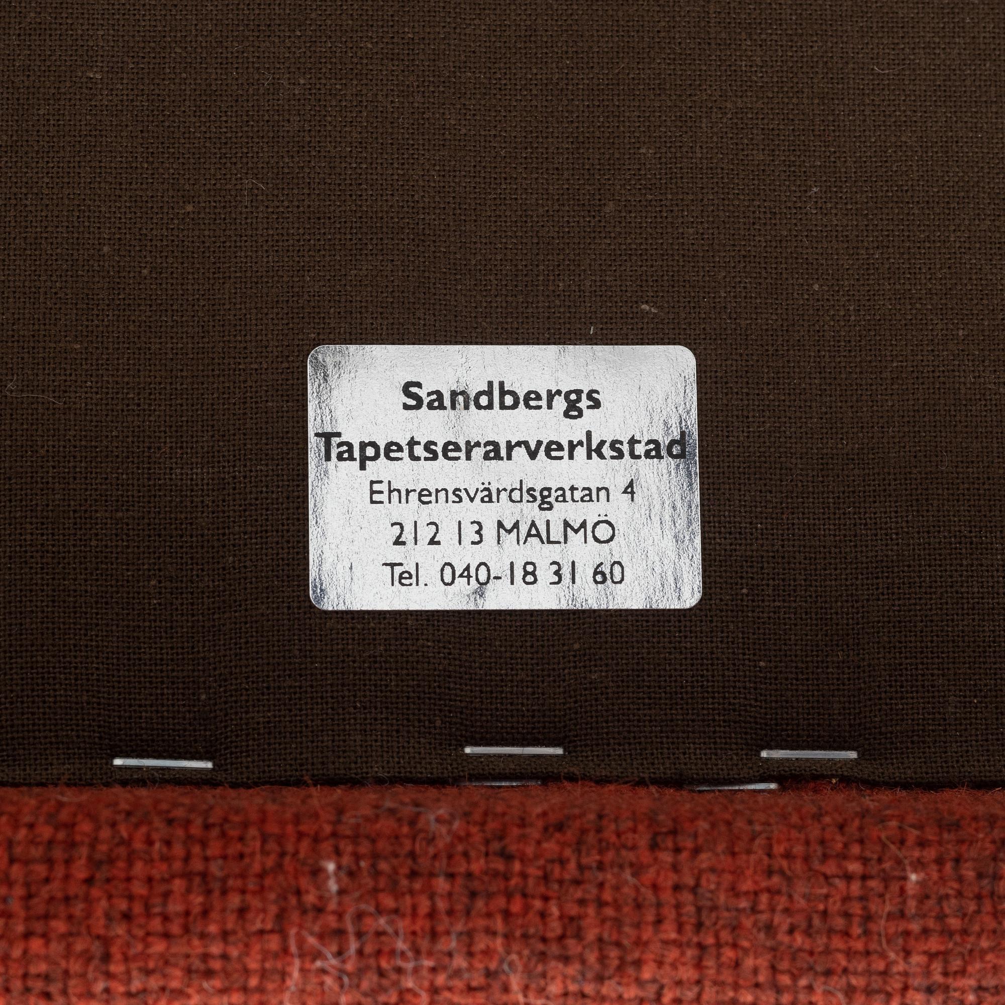 Folke Jansson, soffa, "Orion", SM Wincrantz, Skövde, 1950-tal.