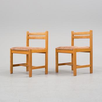 BØRGE MOGENSEN, two pinewood chairs for Karl Andersson & Söner 1970's.