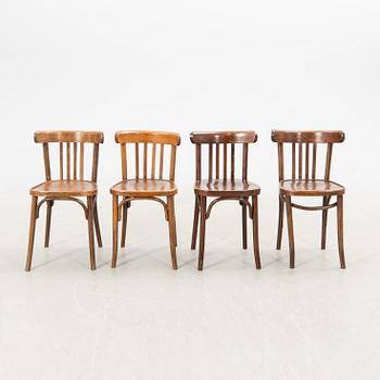 Stolar, 4 st, snarlika, 1900-talets första hälft.