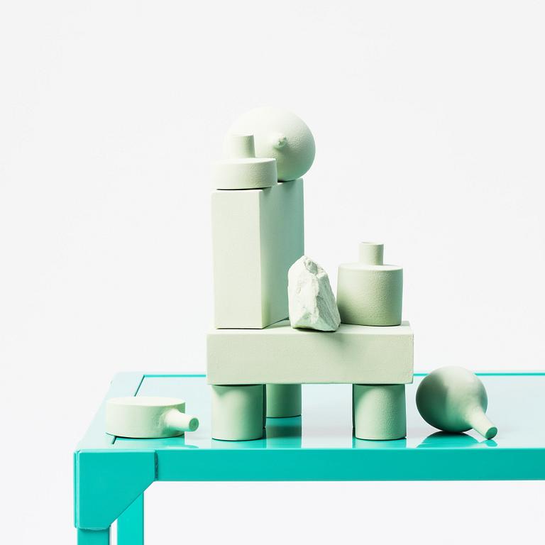 Mia E Göransson, a unique sculpture,  "Plattform III", 2023.