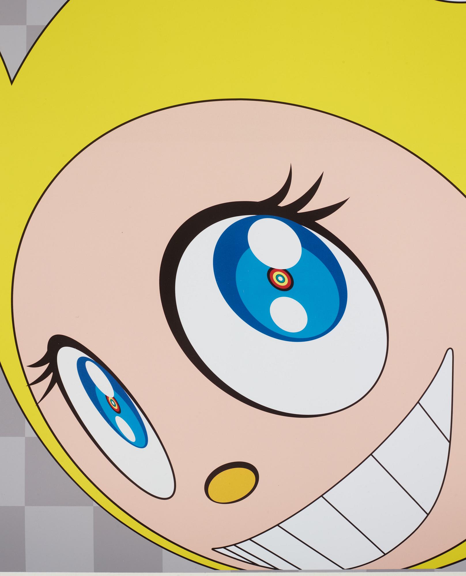 Takashi Murakami, "And then and then and then and then and then (yellow)".