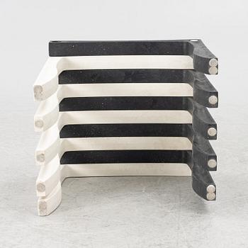 Shigeru Ban, stool/chair, "10-unit" system, Artek, 21st century.