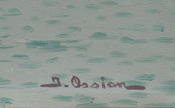 JOHAN OSSIAN-ANDERSSON, olja på duk, signerad.