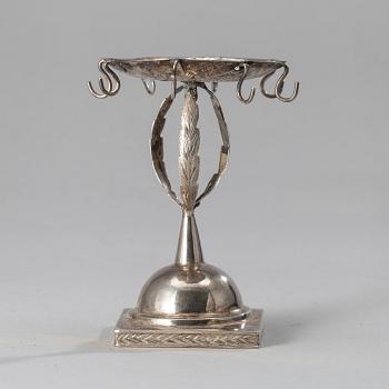 SMYCKESTÄLLNING, silver, Sverige 1847.