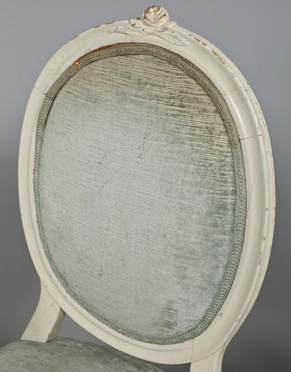 STOLAR, 4 st, gustaviansk stil, omkring år 1900.