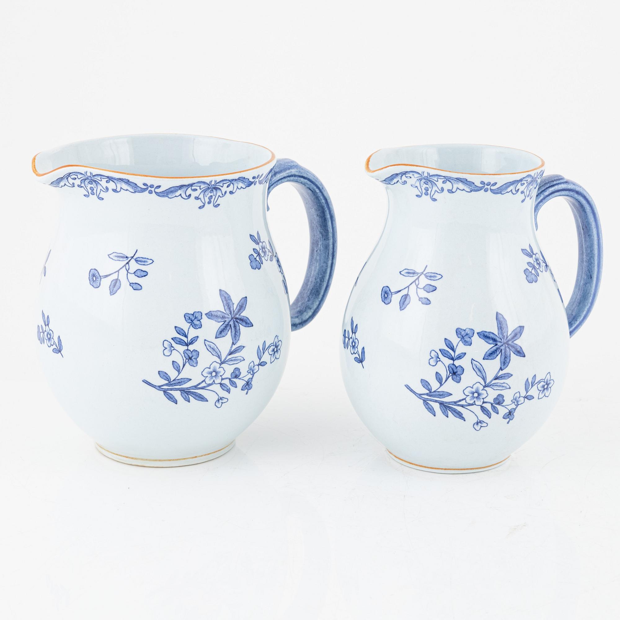 Mat-och kaffeservis, 120 delar, flintgods, "Ostindia", Rörstrand, varierande åldrar.