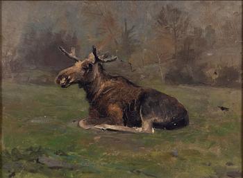 Axel Borg, Lying moose.