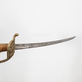 A French sabre, second half of the 19th century.