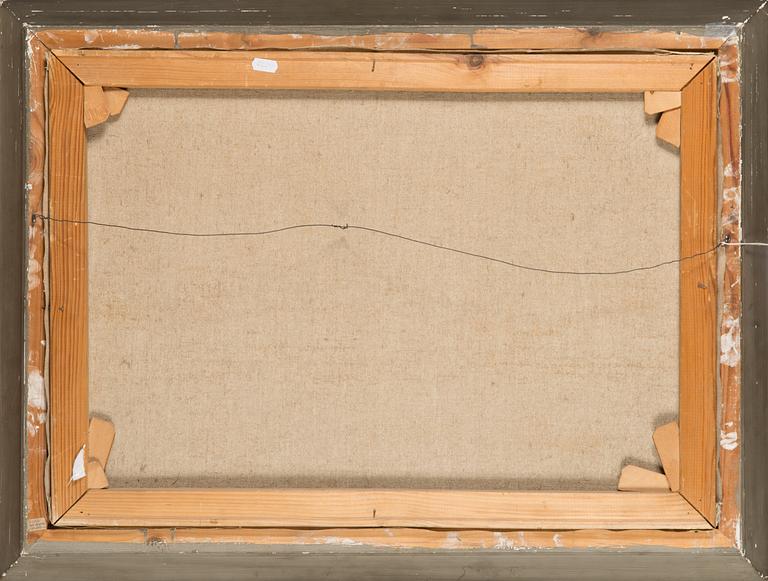 Werner Åström, olja på duk, signerad.