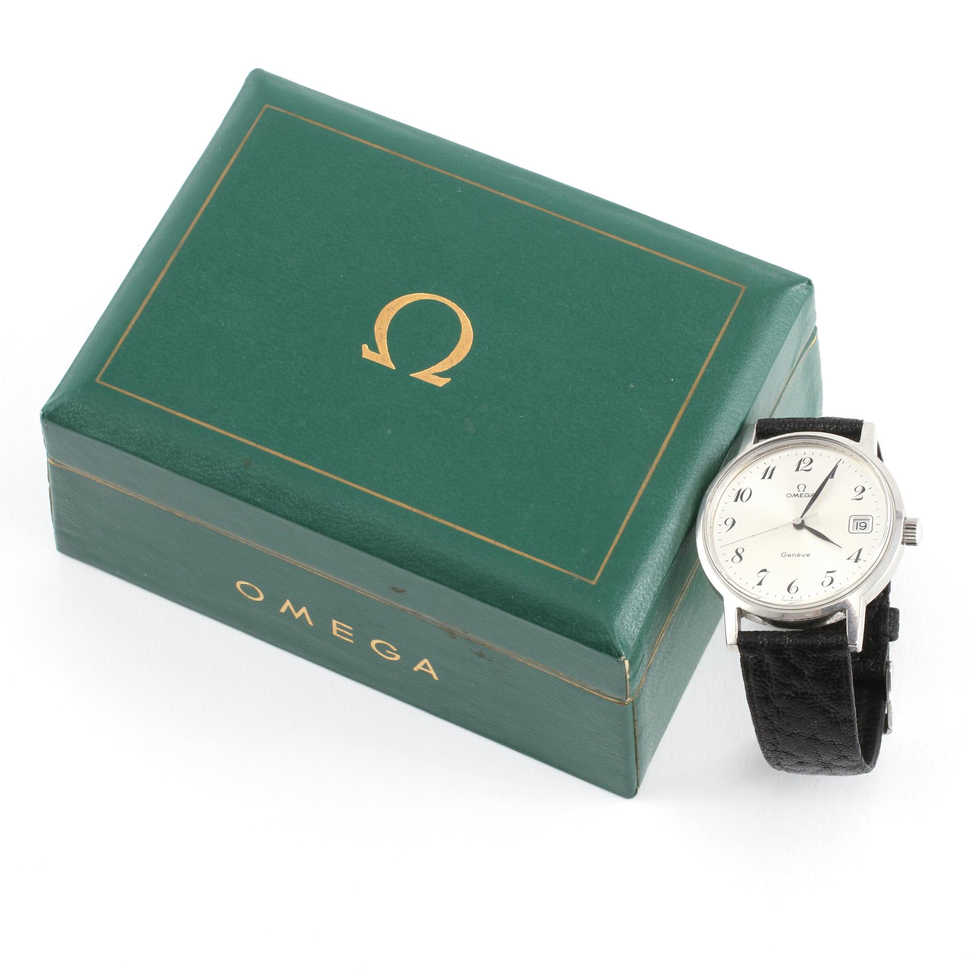 ARMBANDSUR, stål, Omega.