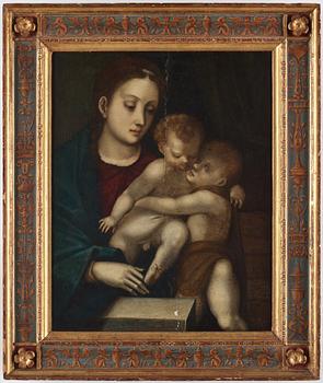 ANTONIO ALLEGRI CORREGGIO, in the manner. Reinforced panel 61 x 48.5 cm.