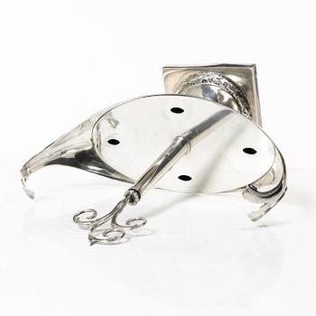 A Swedish late Gustavian silver and glass cruet-set, mark of Pehr Zethelius, Stockholm 1798.