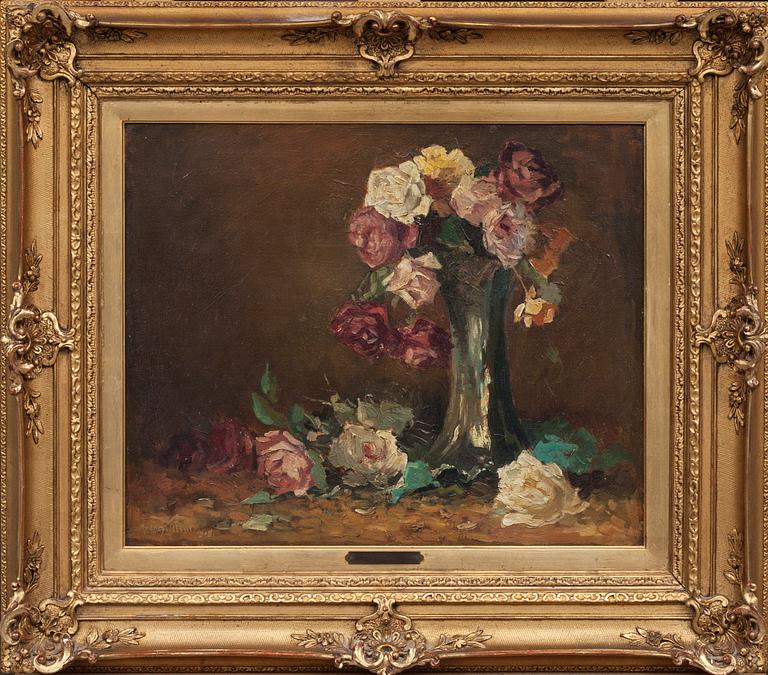 ANDRIES VERLEUR, olja på duk, signerad och daterad 1908.