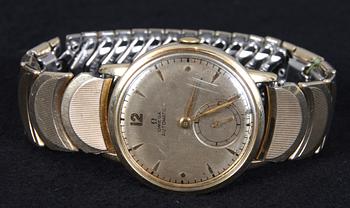 HERRARMBANDSUR, Omega, 14K guld på stål.