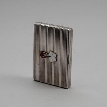 DOSA, silver, emalj, diamanter, S:t Petersburg, Ryssland 1908-1926. Vikt 101,7 g.