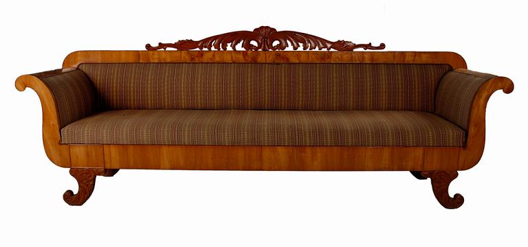SOFFA, senempire, enl uppgift Gotland, 1800-talets första hälft/mitt.