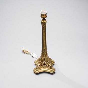 BORDSLAMPA, brons, Frankrike sekelskiftet 1800/1900.