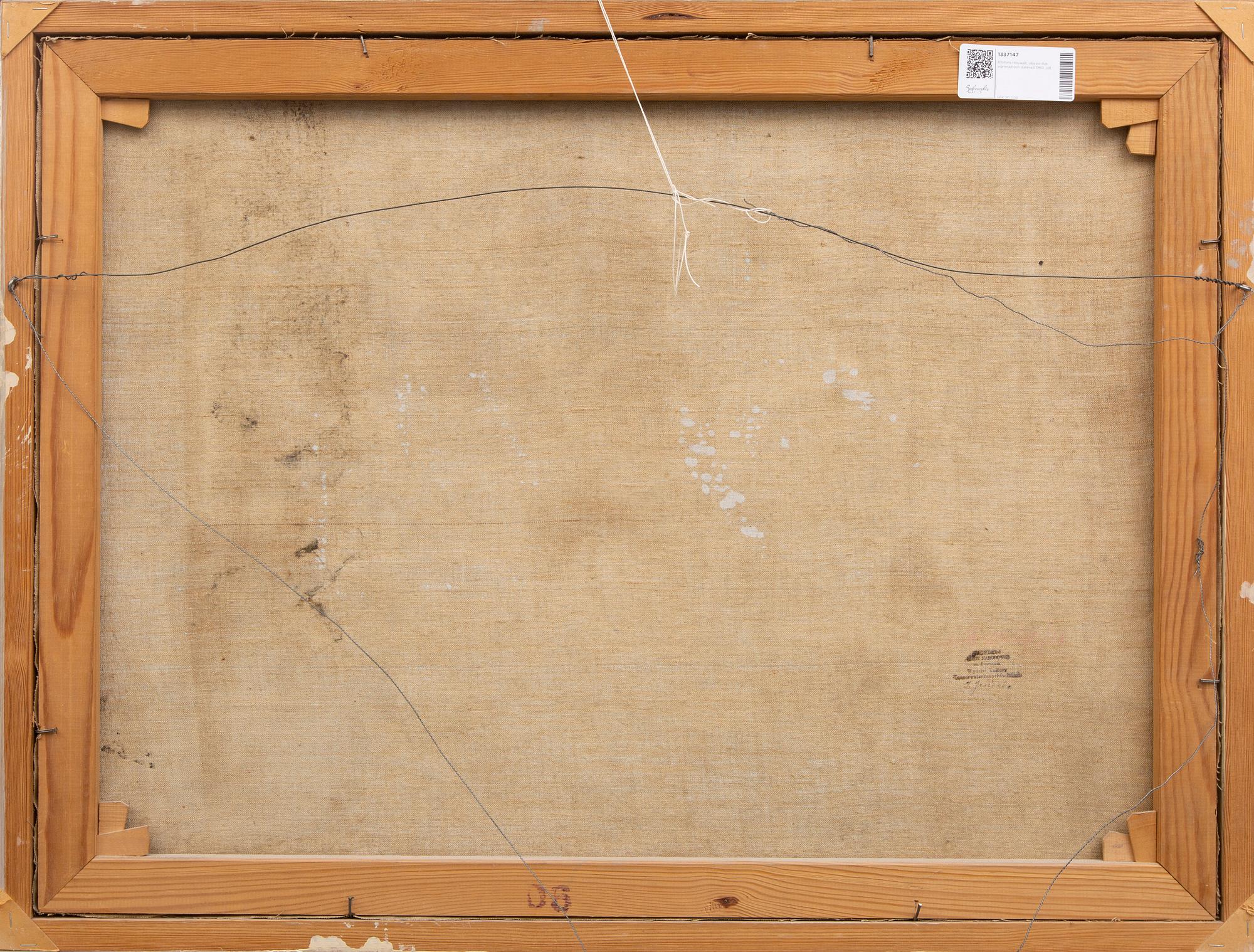 Ildefons Houwalt, oil on canvas signed and dated 1960.