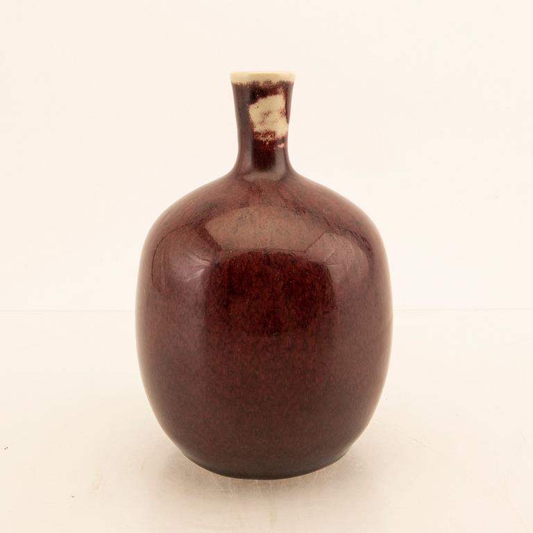 Rolf Palm, a signed stineware vase.