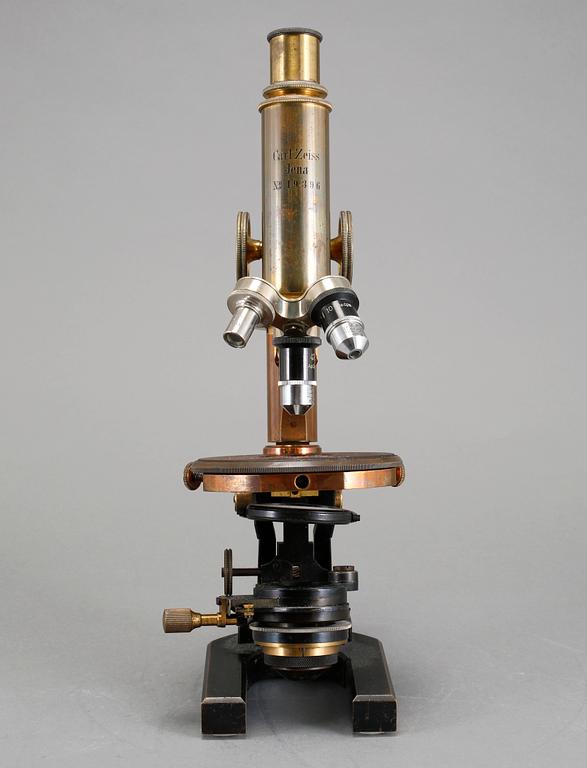 MIKROSKÅP, Carl Zeiss, Jena, Nr 19396, 1900-talets första del.