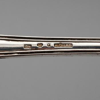 RAGUSKED, silver, Arvid Öhrn, Gävle 1846. Vikt ca 138 gram.