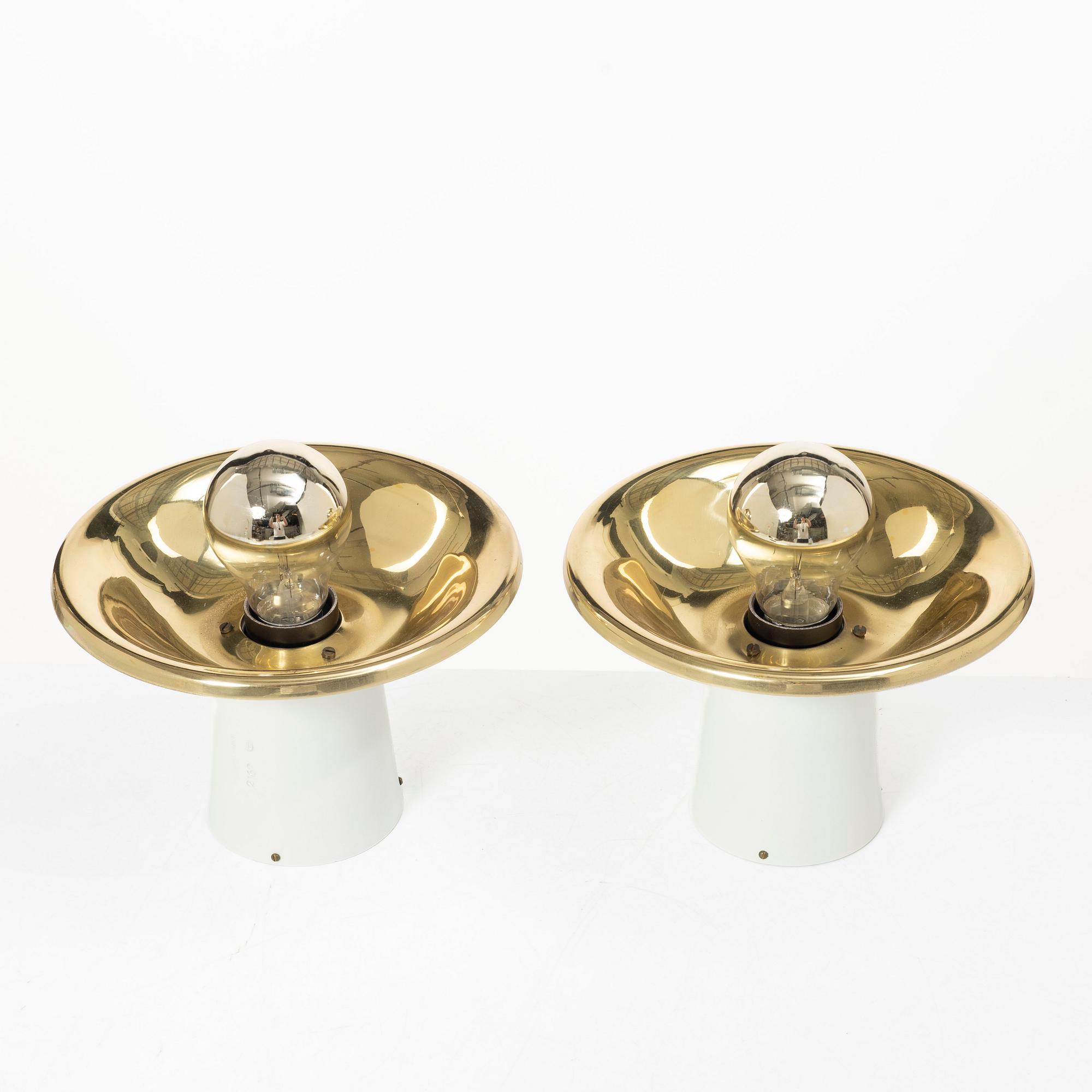 Josef Frank, Ceiling lamps, a pair, model 2162, Svenskt Tenn.