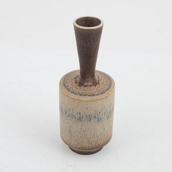 Sven Wejsfelt, a set of three stoneware vases and a bowl, Gustavsbergs studio, 1970's-80's.