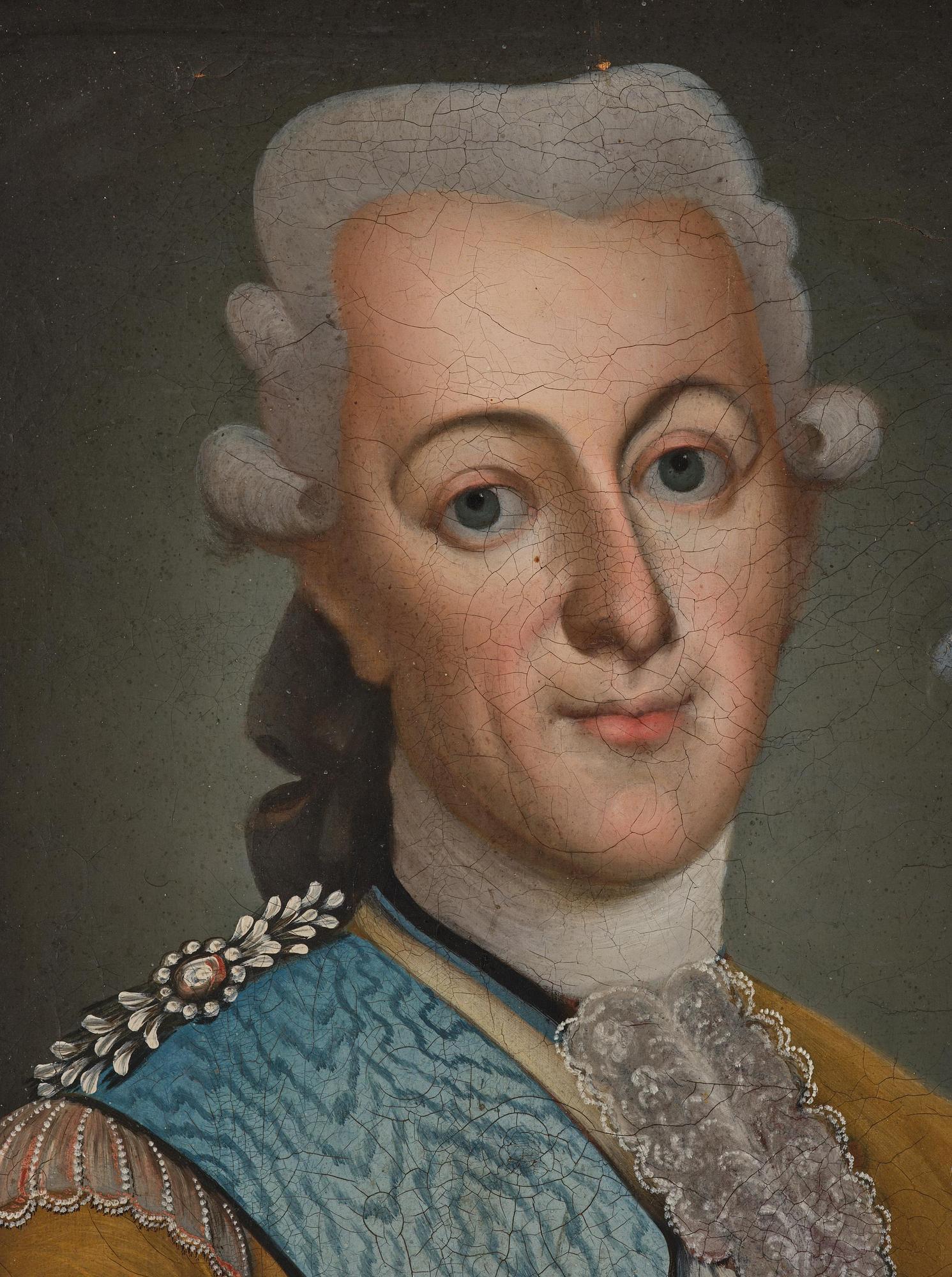 Swedish artist, 18th century, after Alexander Roslin, “Gustav III” (1746–1792) & “Sofia Magdalena” (1746–1813).