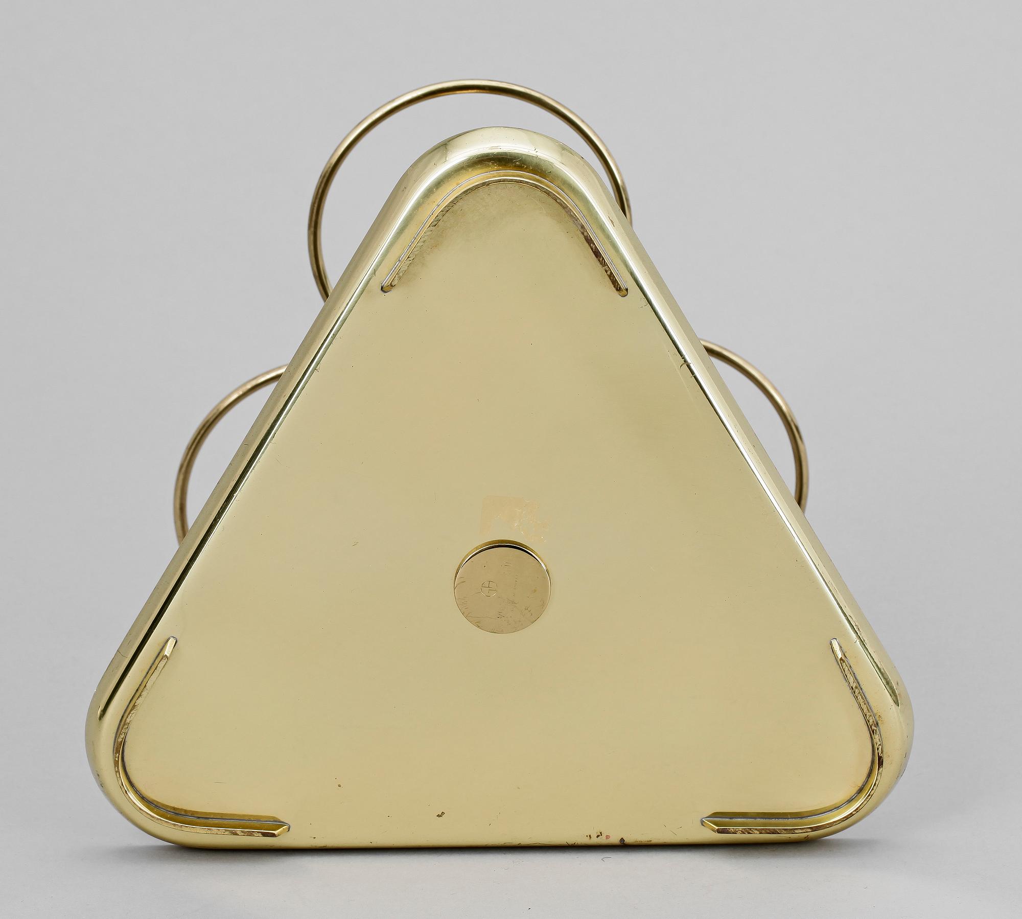 VINSTÄLL, mässing, Gunnar Ander, Ystad Metall, 1900-talets mitt.