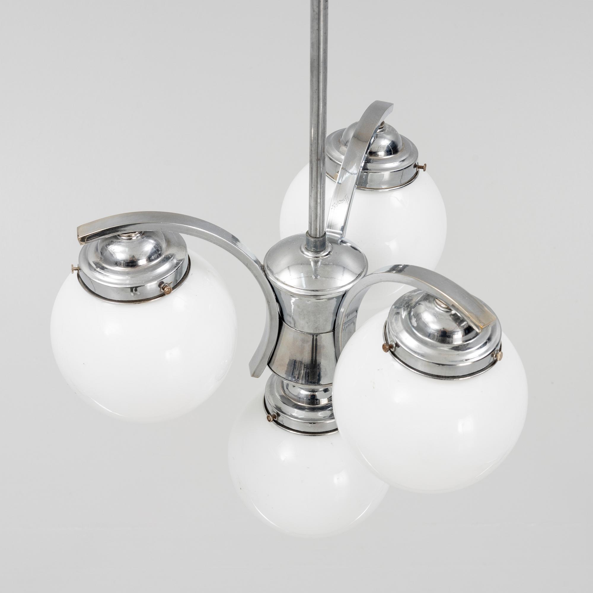 A ceiling light, 1930's.