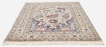 An Isfahan rug signed Seirafian (Ali Seirafian), central Persia c. 201 x 131 cm.