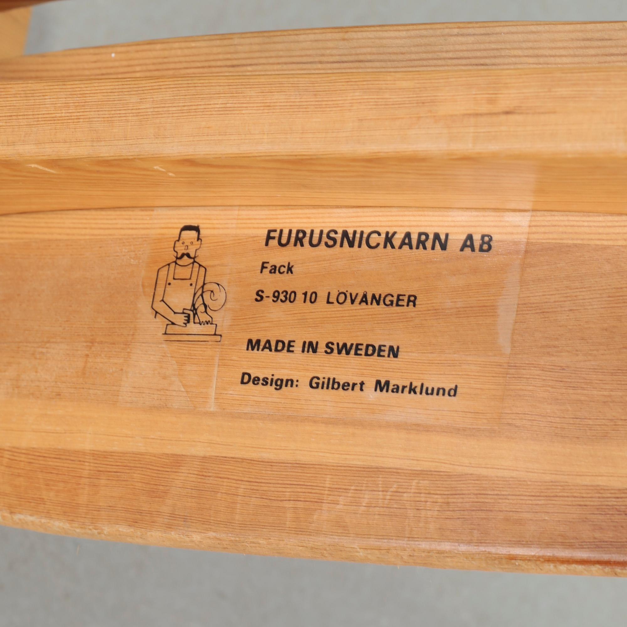 A stool by Gilbert Marklund, model "Jonte",