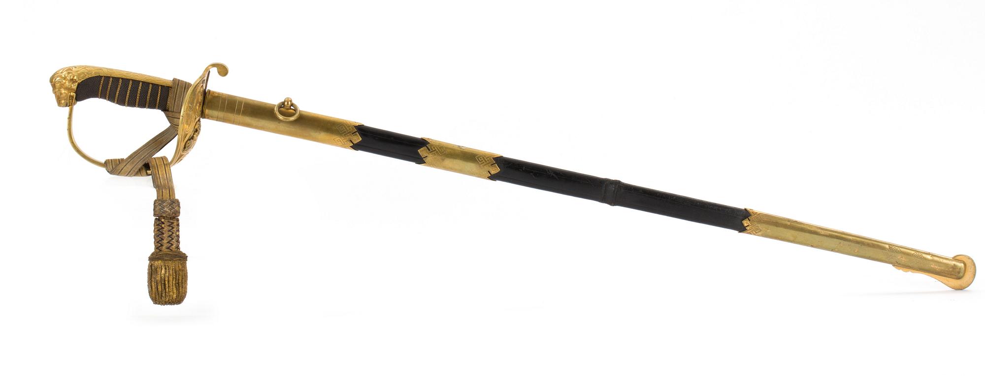 OFFICERSVÄRJA, för officer i flottan, m/1878.