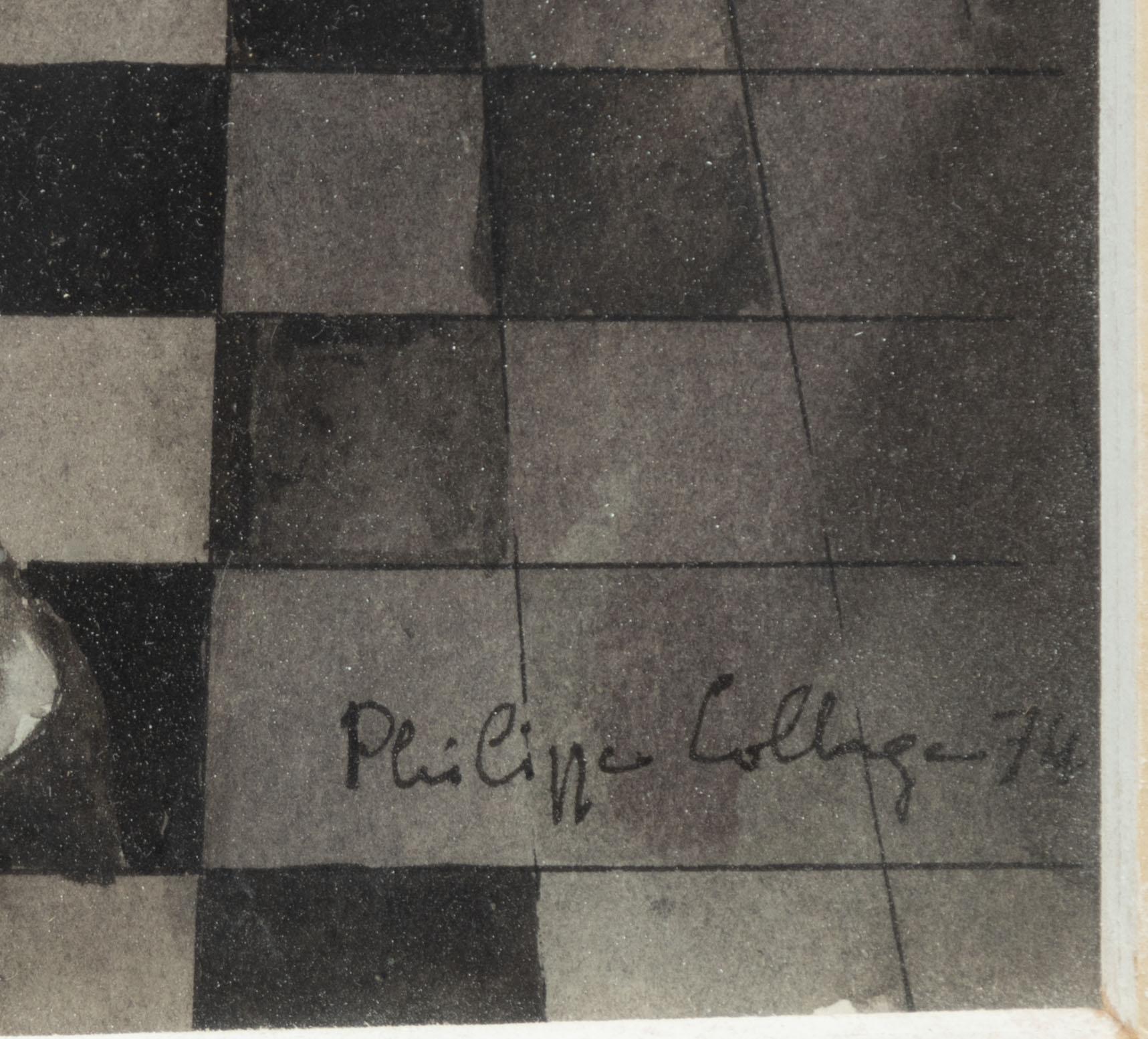 Philippe Collage, "Le Visite".