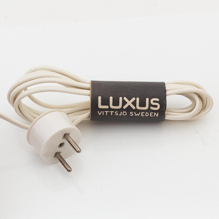 Uno & Östen Kristiansson, a pair of teak table lamps, Luxus, Sweden.