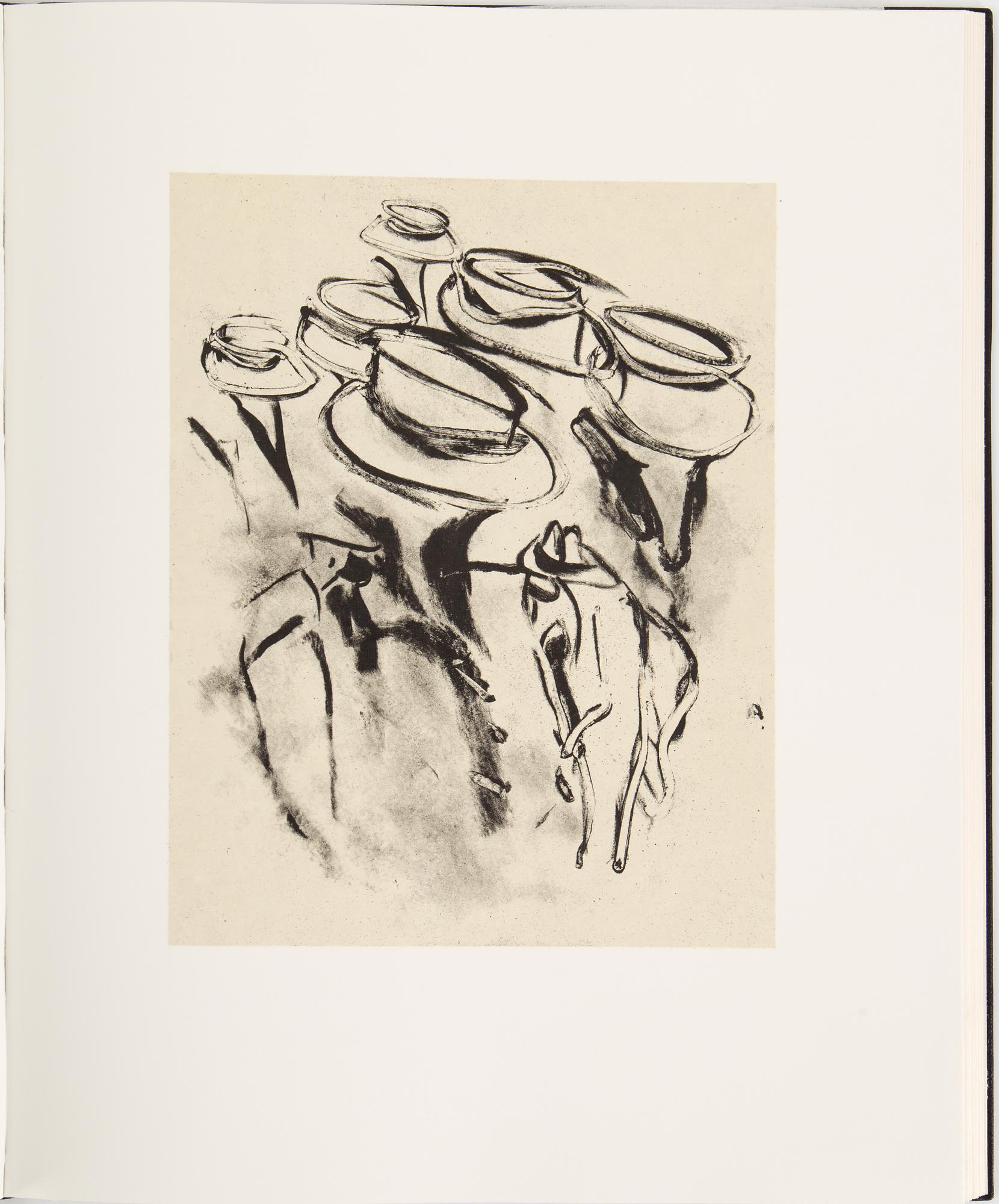 WILLEM DE KOONING, Poems by Frank O'Hara with litographs by Willem De Kooning, signerad och numrerad 174/550.