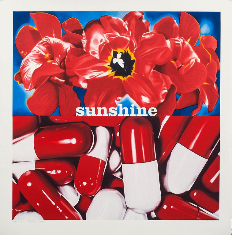 PHILIPPE HUART, färgserigrafi, signerad och numrerad 34/50.