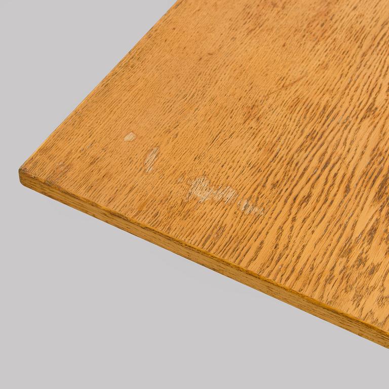 Bruno Mathsson, A 1940s / 1950s oak and birch "Maria flap" folding table for Mathsson International Värnamo.