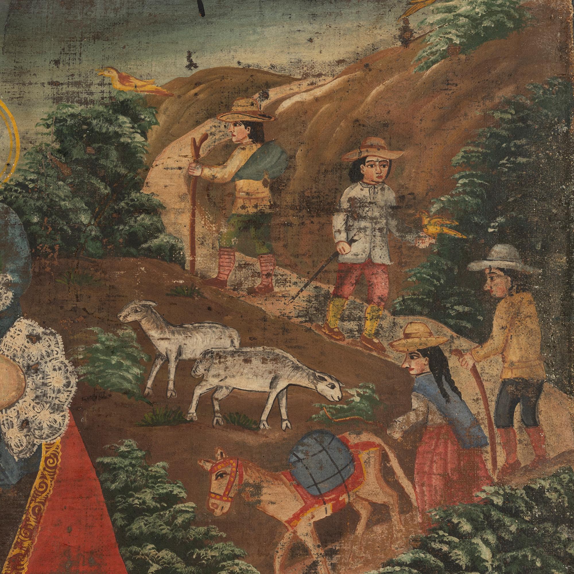 Cuzco School, 17th/18th century, Madonna with Child.